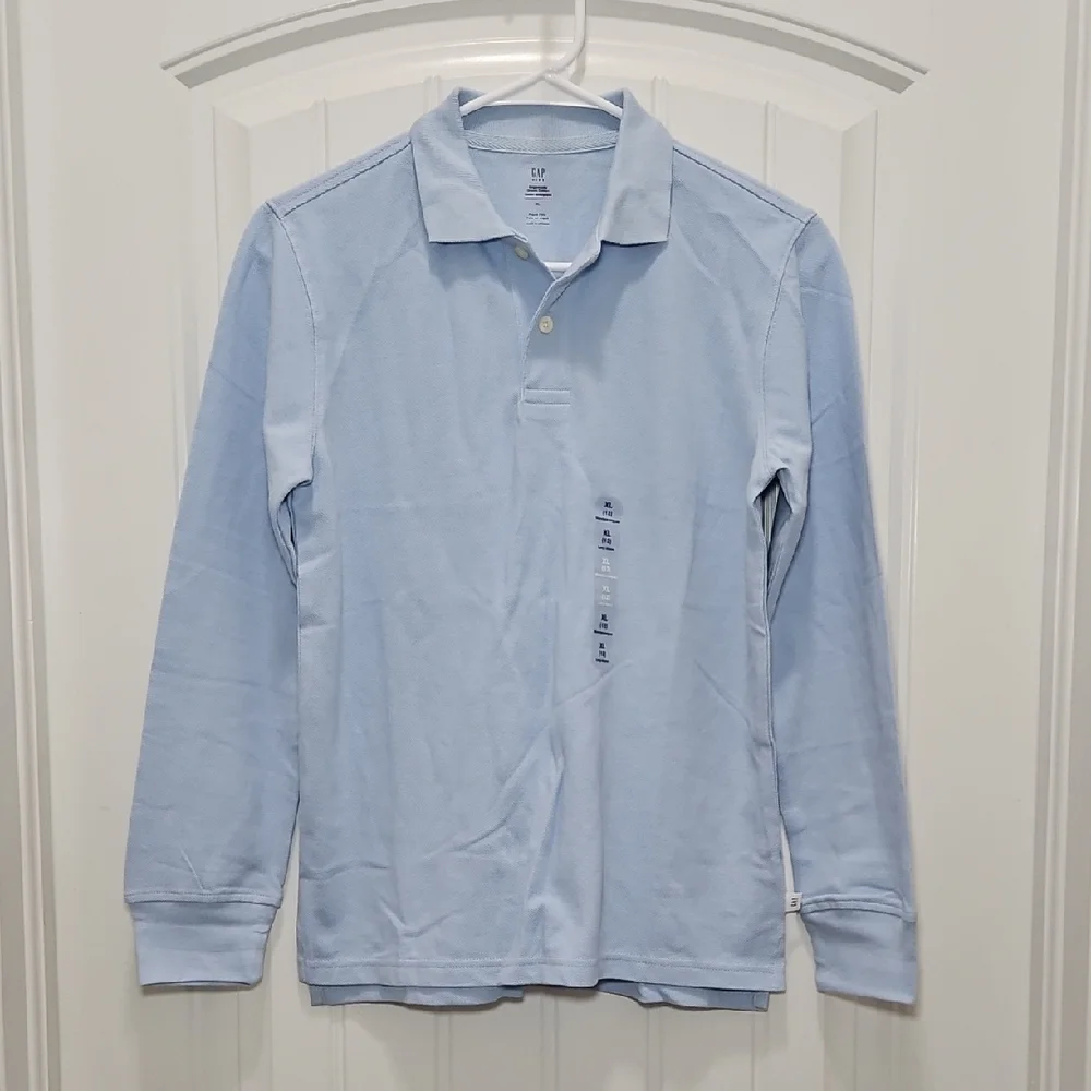 Gap Kids Long Sleeve Polo Shirt
